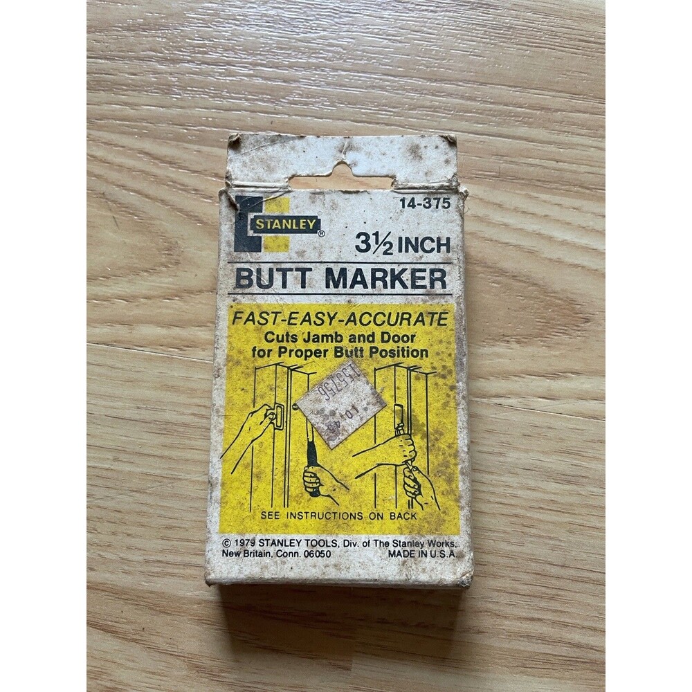 Stanley 3 1/2" Butt Marker 14-375